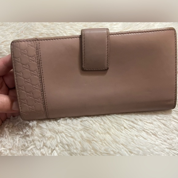 Gucci Blush Pink Leather Continental Wallet - Picture 2 of 15